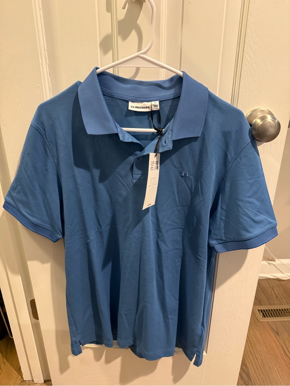 J.Lindeberg Men's Sky Blue Polo Shirt